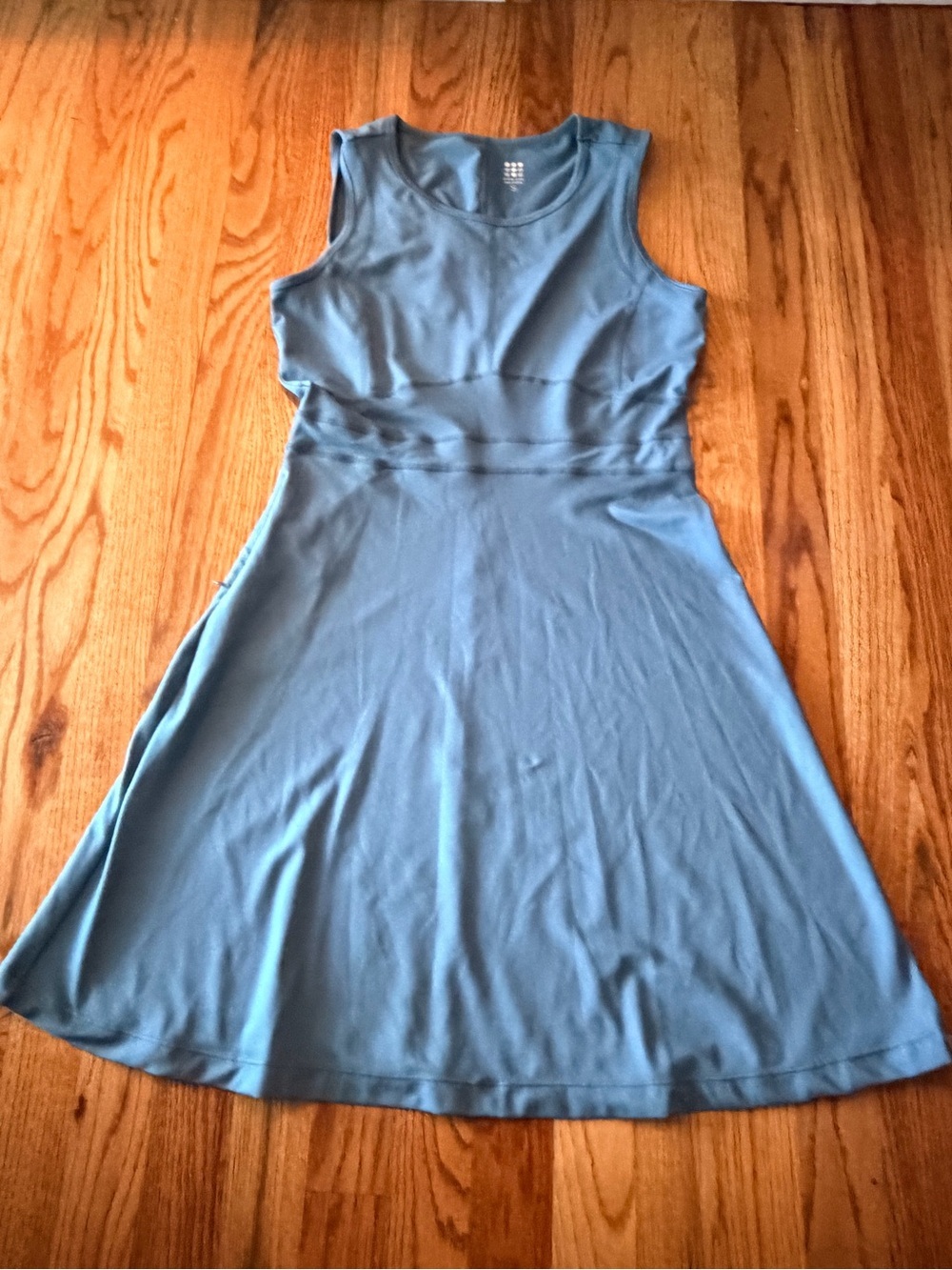 Title Nine Sleeveless Midi Dress in Dusty Blue